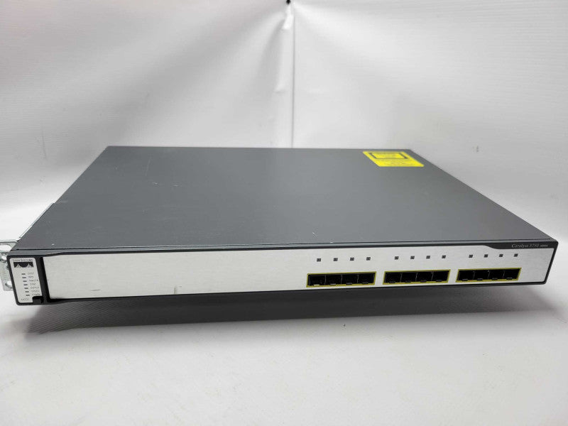 Cisco Catalyst 3750 WS-C3750G-12S-S 12 Port Gigabit Ethernet Switch _