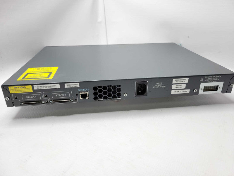 Cisco Catalyst 3750 WS-C3750G-12S-S 12 Port Gigabit Ethernet Switch _