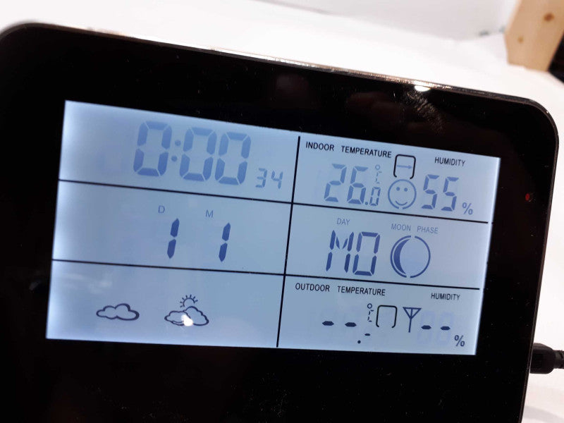 HD Weather Clock WiFi Hidden Camera &