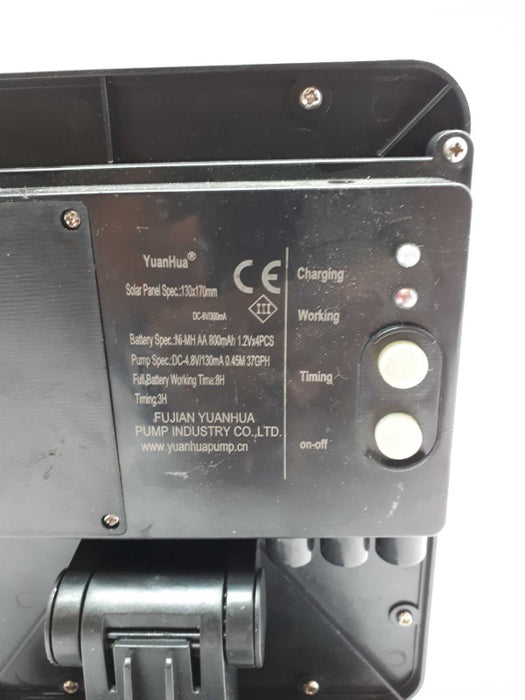 Yuanhua solar fountain pump &