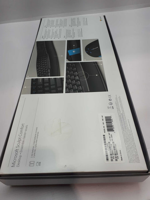 Microsoft Sculpt Comfort Desktop Wireles Ergonomic Keyboard Mouse 1531 1557  &