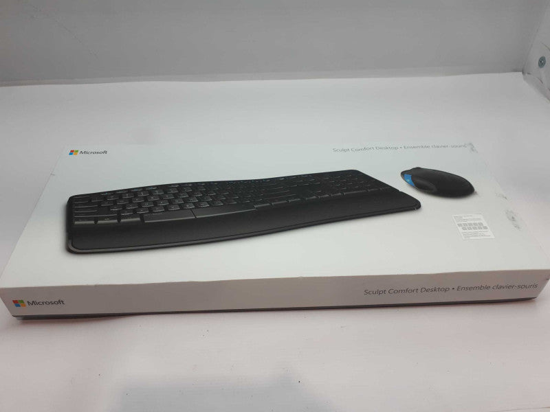Microsoft Sculpt Comfort Desktop Wireles Ergonomic Keyboard Mouse 1531 1557  &