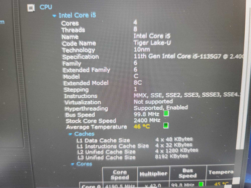 Lenovo ThinkPad E14 i5-1135G7, 8GB DDR4, 256GB m.2  Î²