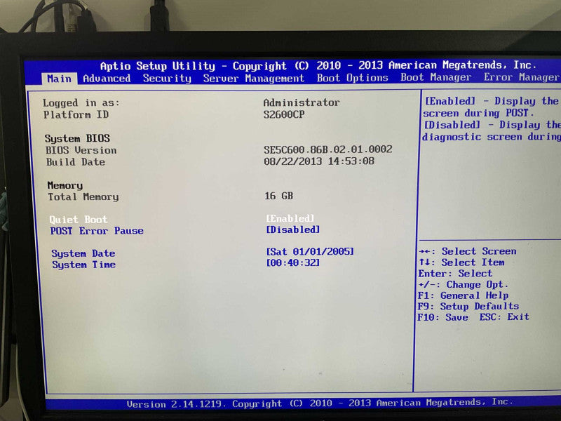 Supermicro Tower Server S2600CP 2x Intel E5-2620 @2.00GHz 16GB RAM  -