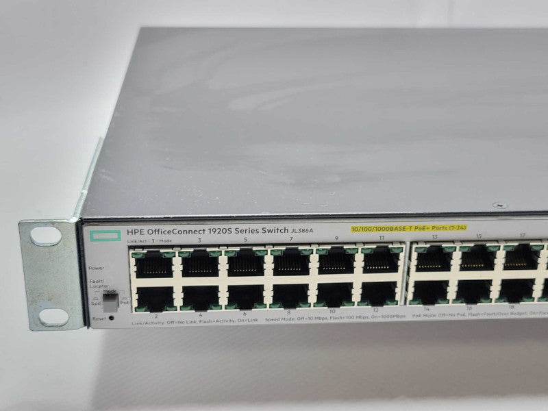 HPE OfficeConnect Switch 1920S 48G 4SFP PPoE+ (370W) JL386A _