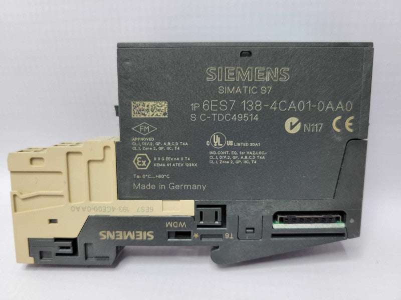 SIEMENS Simatic S7 6ES7 138-4CA01-0AA0 Electronic Module Q_