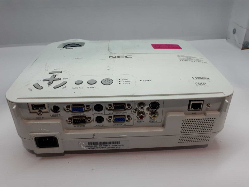 NEC NP-V260X XGA 2600 ANSI Lumens Projector &