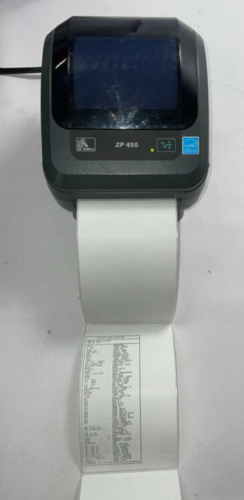 Zebra ZP 450 Thermal label printer  -
