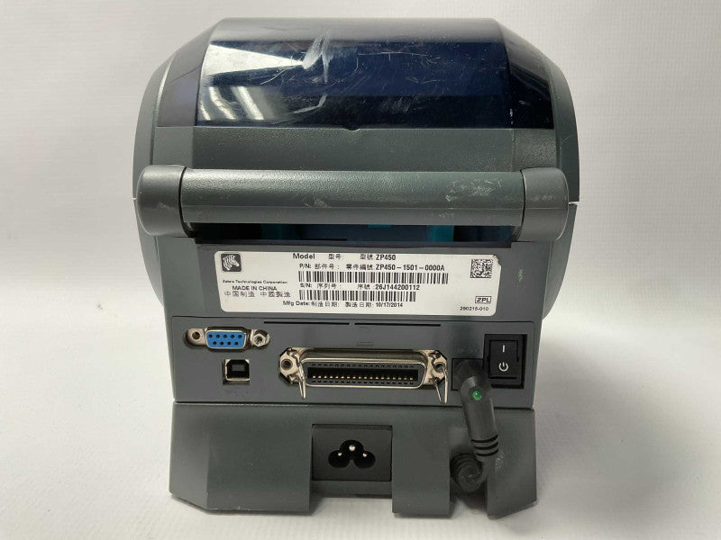 Zebra ZP 450 Thermal label printer  -