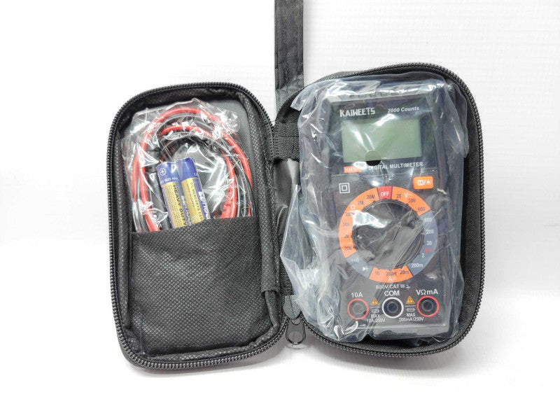KAIWEETS KM 100 Digital Multimeter Voltage Tester AC DC, OPEN BOX _