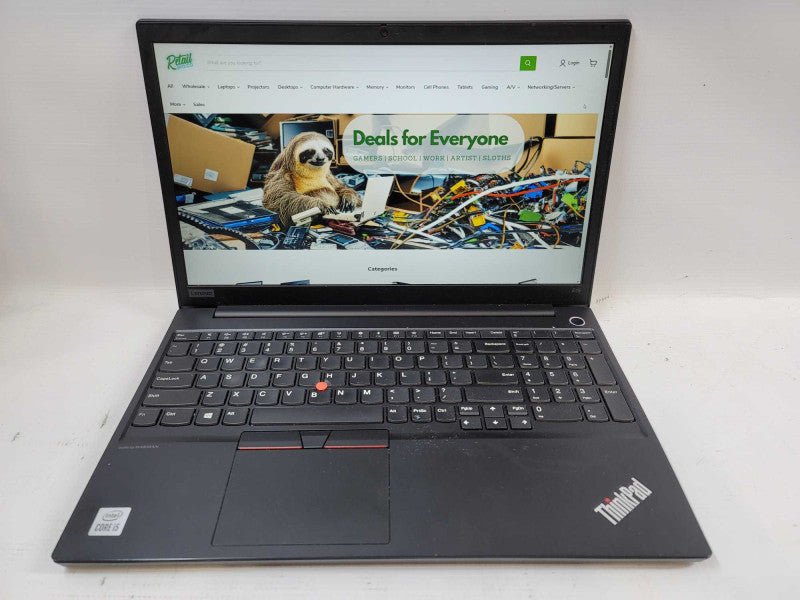 Lenovo ThinkPad E15 i5-10210U, 16GB DDR4, 256GB SSD + 1TB HDD **Dented case QÎ²