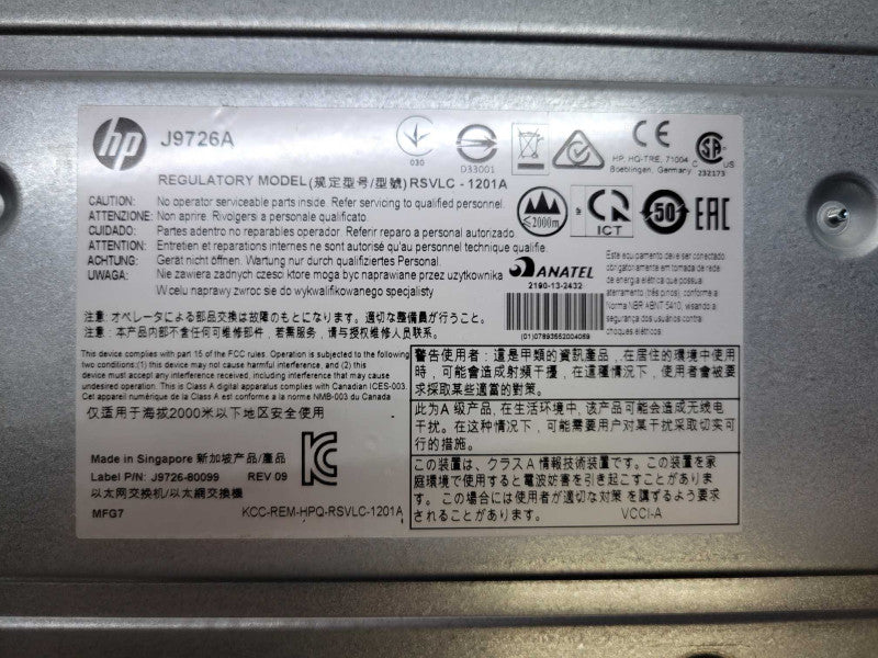 HPE J9726A 2920-24G 24-Port Gigabit Ethernet Switch