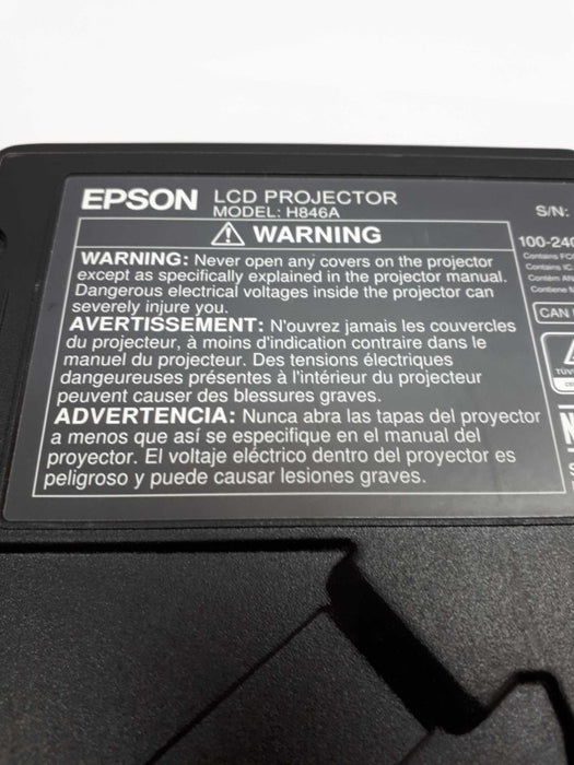 Epson Projector / Wireless Model H846A &