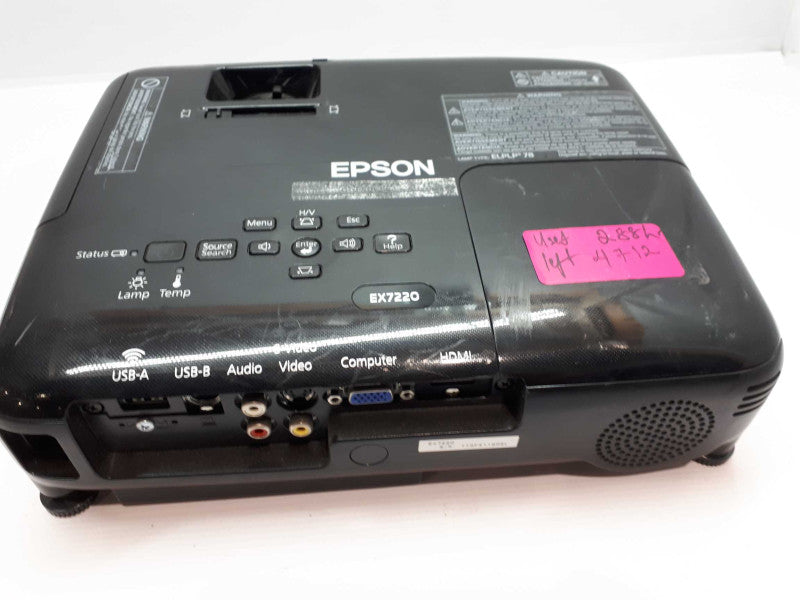 Epson WXGA Widescreen WiFi 3LCD HD 1080p Projector EX7220 H550A &