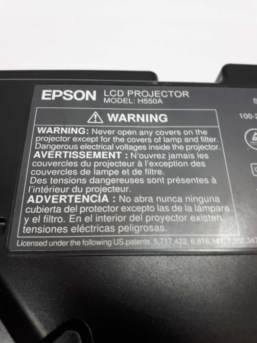 Epson WXGA Widescreen WiFi 3LCD HD 1080p Projector EX7220 H550A &