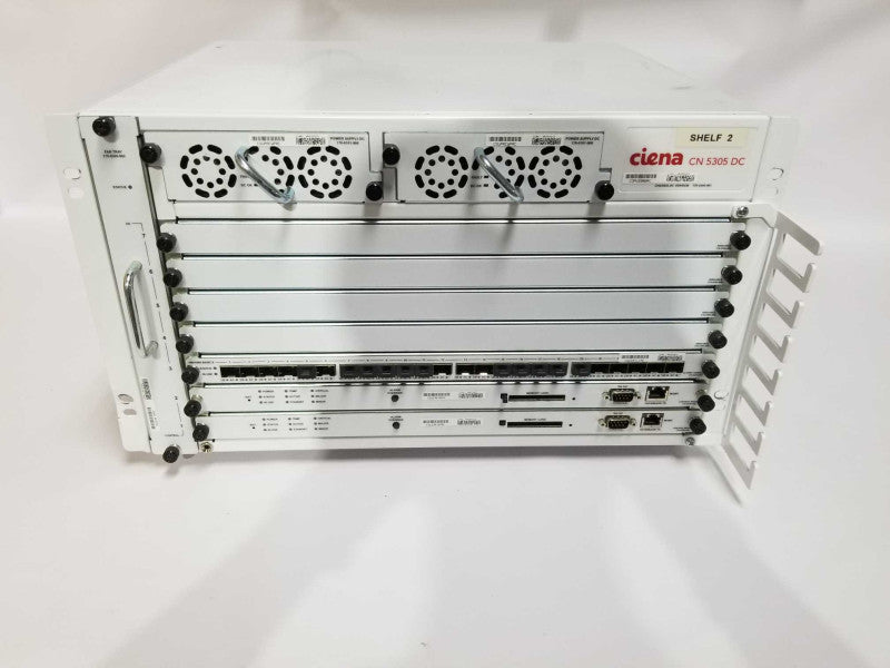Ciena CN 5305 DC Chassis w/ 3 modules - 2x Management / 1x gigabit  #