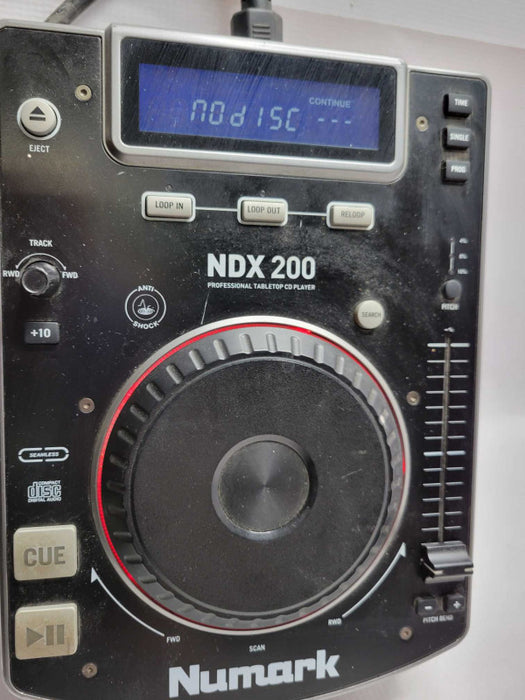 Numark DJ NDX200 Professional Tabletop CD Player Mix Loop Q_