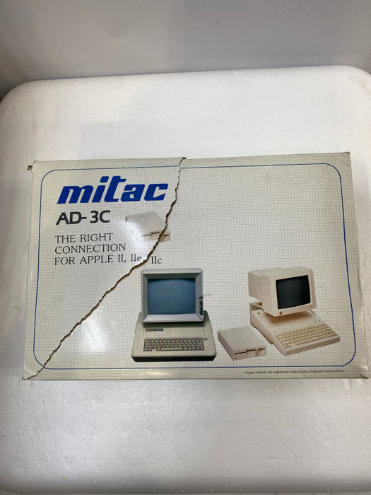 Vintage Mitac AD-3C External 5.25\\" Floppy Drive for Apple II