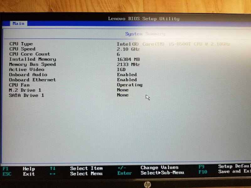 Lenovo ThinkCenter M920q i5-8500T @ 2.10ghz / 16gb ram / READ #