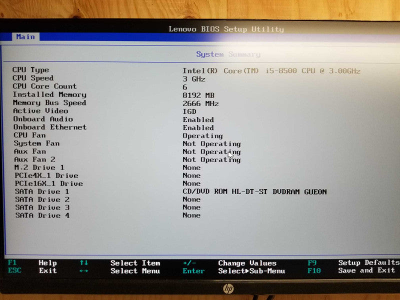lenovo thinkcenter workstation i5-8500 @ 3.00ghz / 8gb ram / READ #