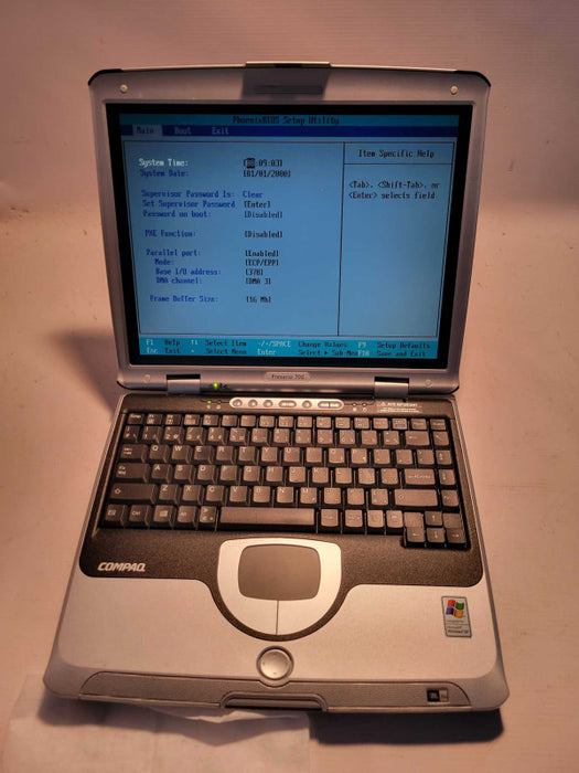 Vintage Compaq Presario 700 AMD Athlon 4 1400Mhz 247MB RAM NO HDD NO OS