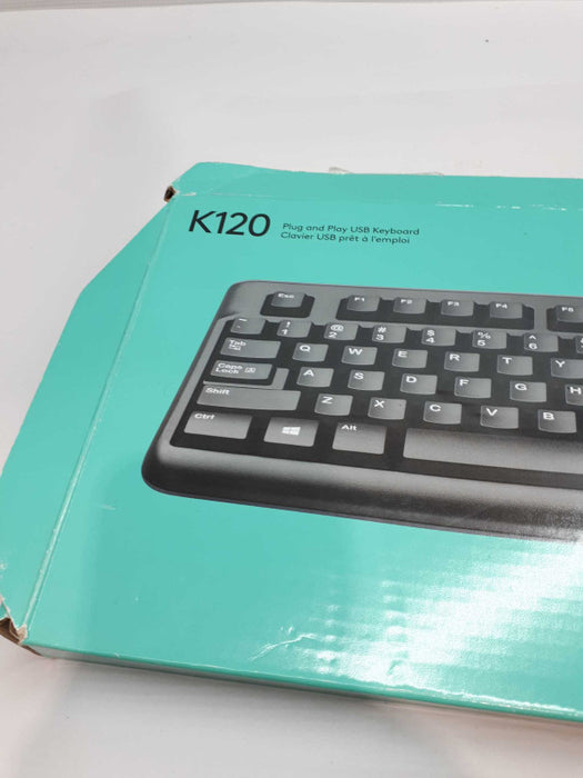 Logitech K120 Plug and Play Corded USB Keyboard Brand New in Original Box &