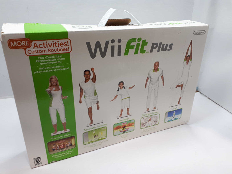 Wii Fit Plus with Balance Board In Box (Nintendo Wii, 2009) New  &
