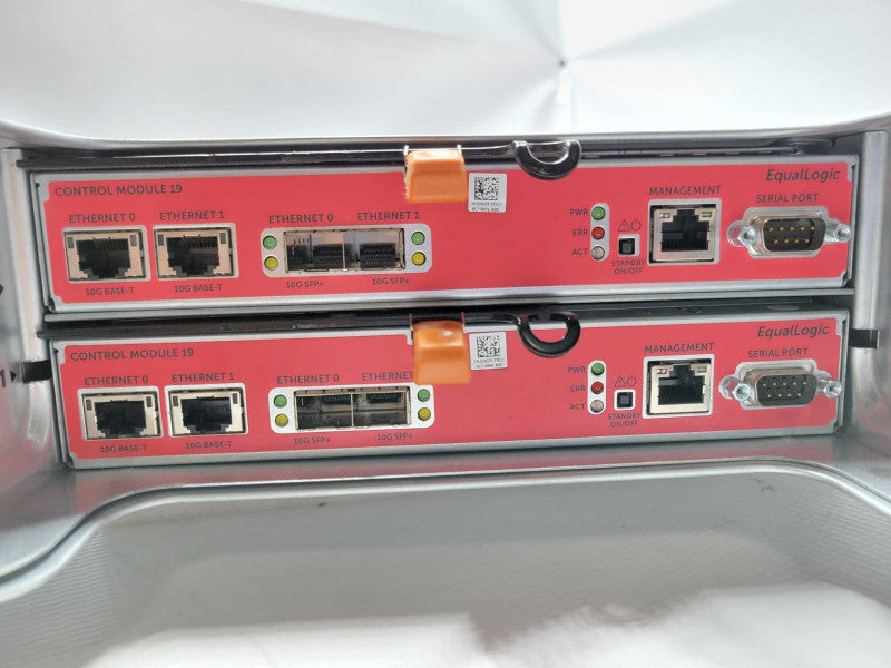 Dell EquaILogic PS4210 24-Bay storage array w/ 2x Controller Module 19, READ _