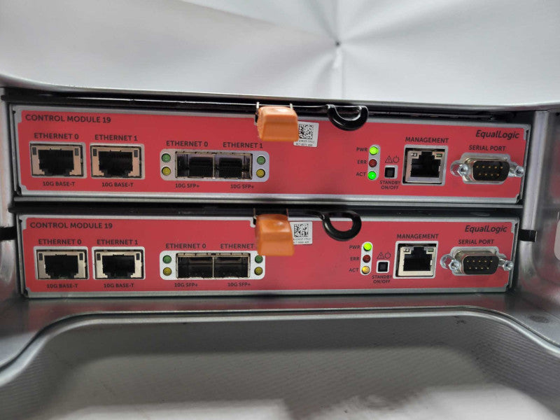 Dell EquaILogic PS4210 24-Bay storage array w/ 2x Controller Module 19, READ _