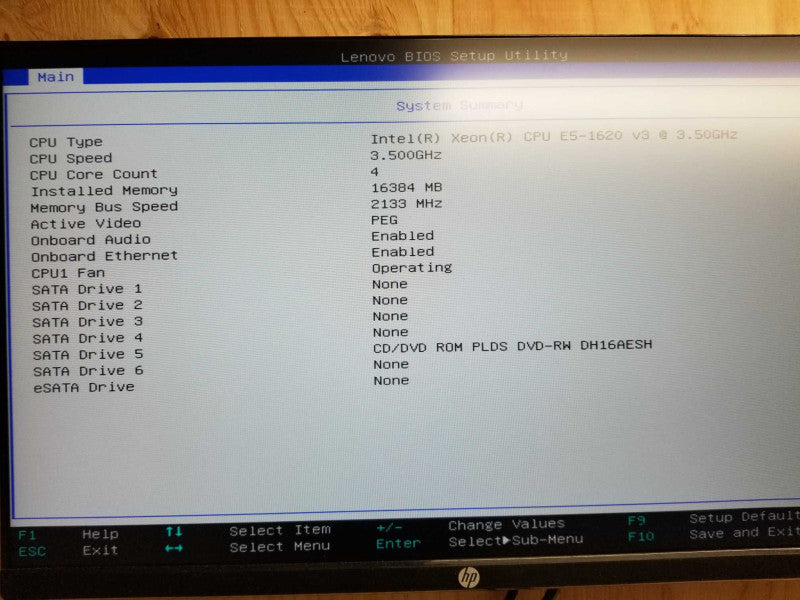Lenovo P500 workstation Xeon E5-1620 V3 @ 3.50ghz / 16gb ram / Quadro K2200 #