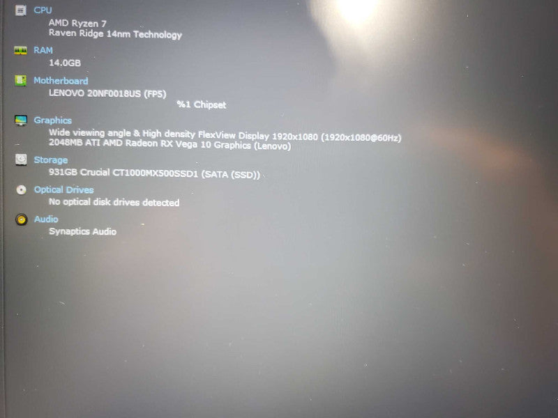 Lenovo TP E595 Ryzen 7 3700U Vega Mobile Gfx 2GB, 16GB DDR4, 1TB SSD