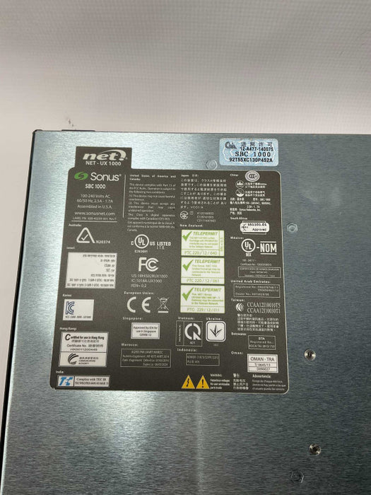 Sonus SBC 1000 - Session Border Controller -