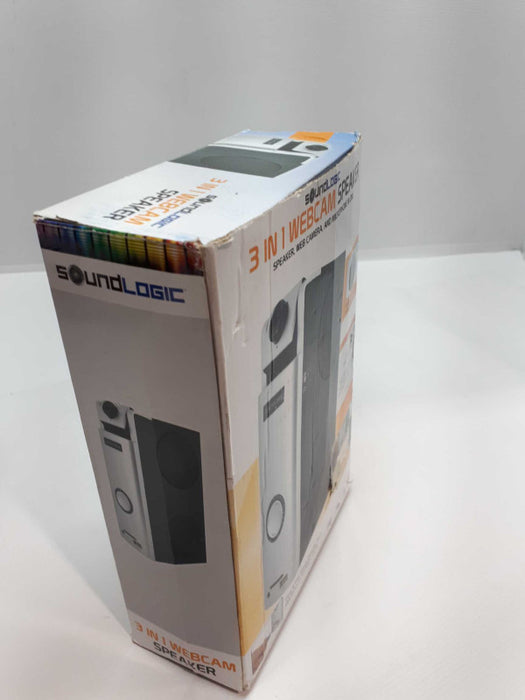 SOUNLOGIC 3 In 1 Desktop Speaker Web Camera Microphone ALL IN ONE, New in Box &