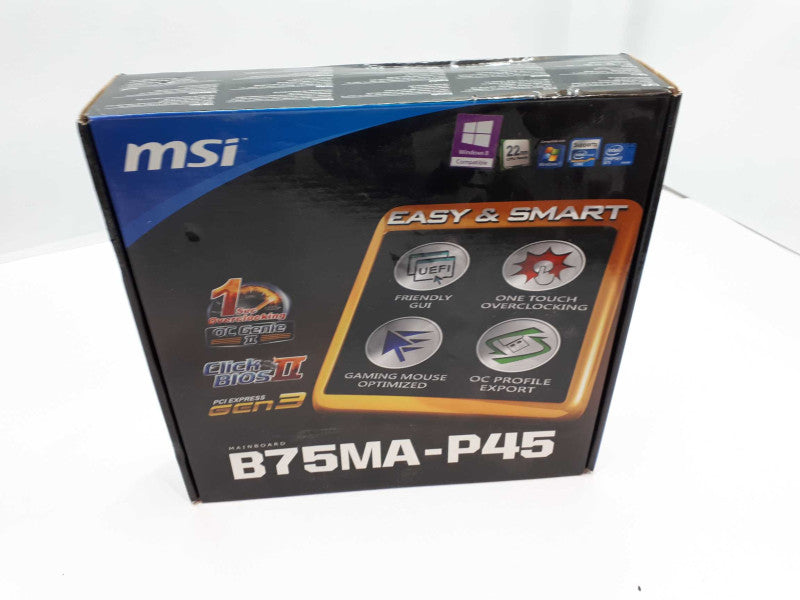 MSI B75MA-P45 Motherboard LGA 1155 Intel Core 2th/3th i3/i5/i7/Xeon/Pentium D &
