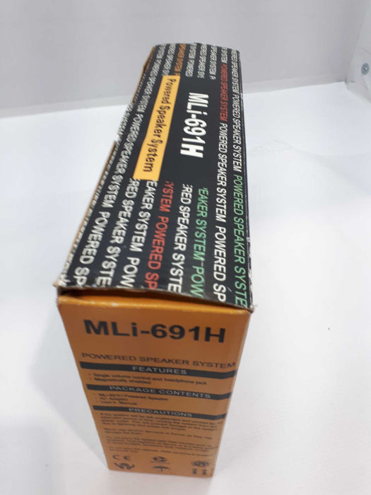 MLi -69 Multimedia Speaker System 14 Watts With Built in Amplifier NEW  &