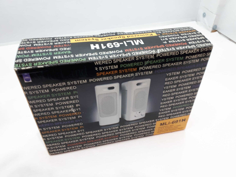 MLi -69 Multimedia Speaker System 14 Watts With Built in Amplifier NEW  &