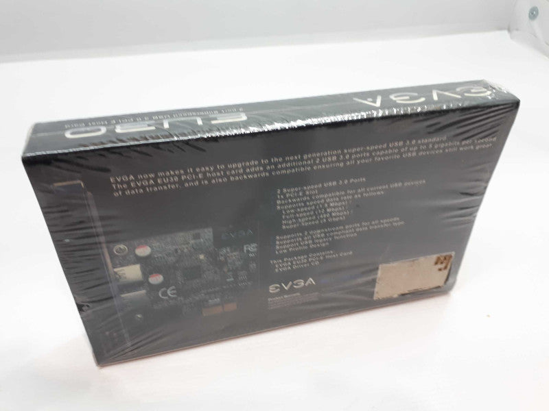 EVGA 2-Port USB 3.0 EU30 1x PCI-E Host Card Expansion Superspeed New &