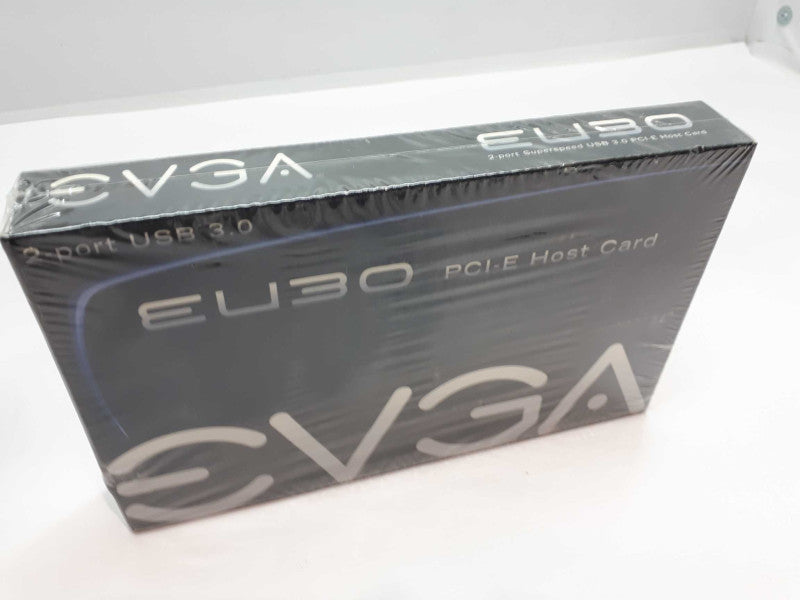 EVGA 2-Port USB 3.0 EU30 1x PCI-E Host Card Expansion Superspeed New &