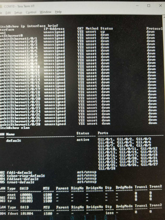 Cisco 2960x series gigabit network switch WS-C2960X-24PS-L - Fact Reset #
