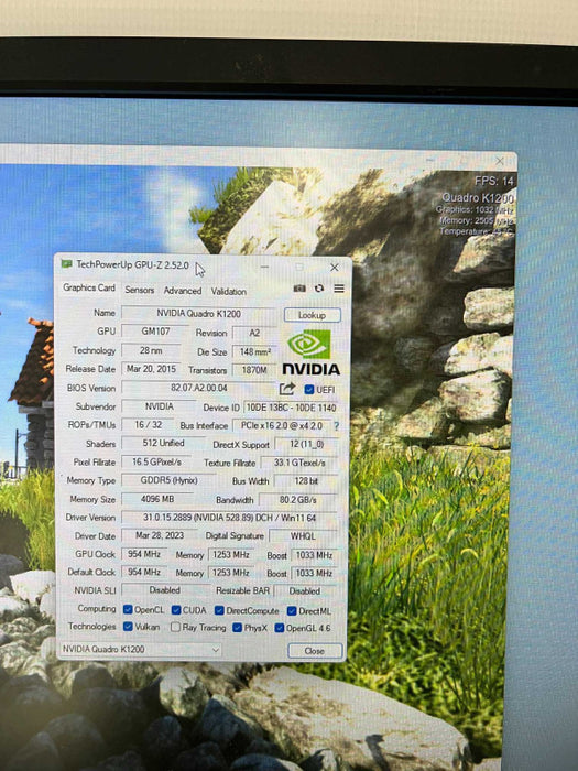 NVIDIA QUADRO K1200 4GB GRAPHICS CARD -