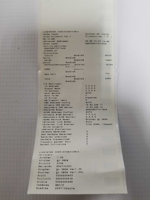 Brother QL-580N Network Label Printer #
