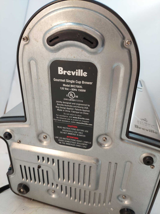 Breville Keurig Brewed Gourmet Single Cup Brewer Model: BKC700XL