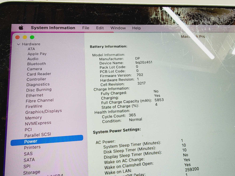 Apple Macbook Pro Retina 2015 13\\" Core i5-5257U @ 2.7GHz 16GB DDR3 250GB SSD [Read] (
