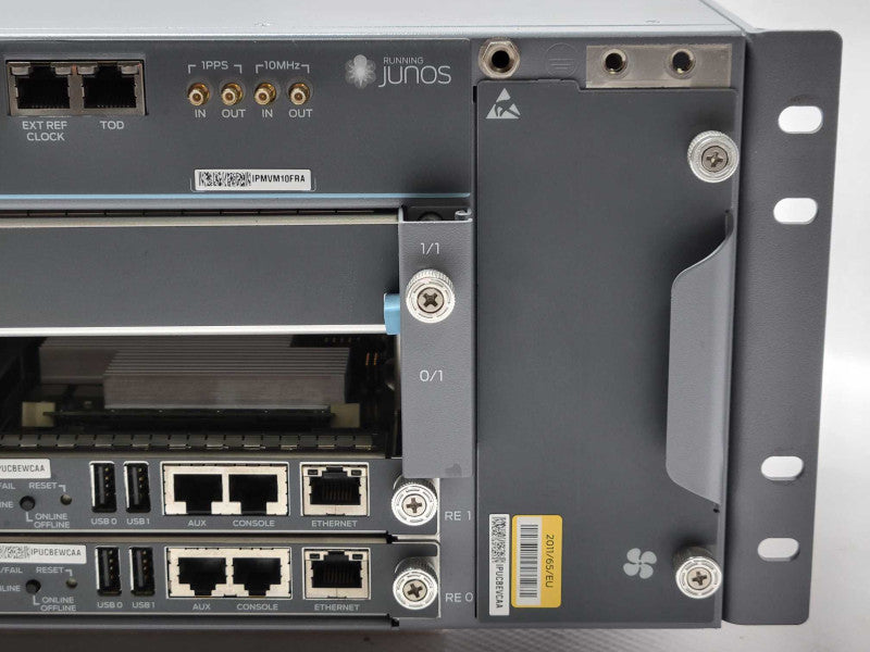 Juniper MX104 CHAS-MX104-S-A with 2x PSU and 2x Master IPUCBEWCAA READ _
