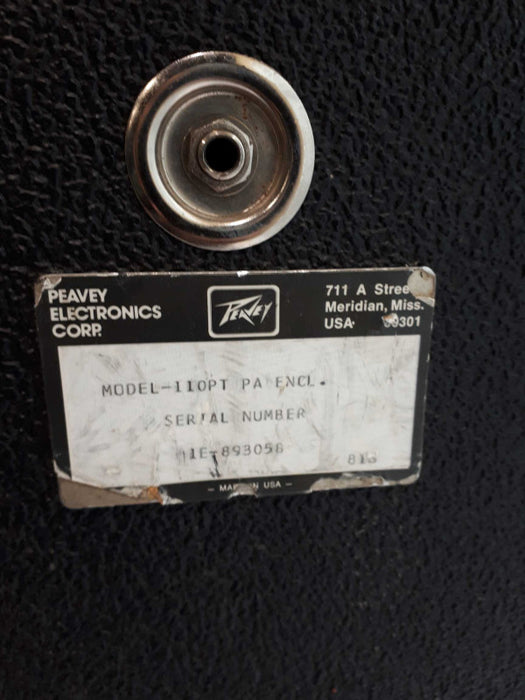 Peavey Model 110PT PA Speaker Enclosure | SPK639 &