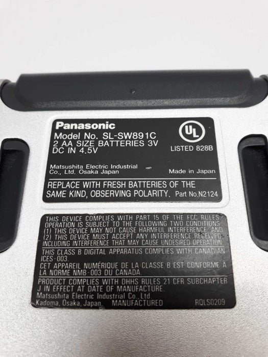 SL-SW89 1C Panasonic CAR/PORTABLE SHOCK WAVE &
