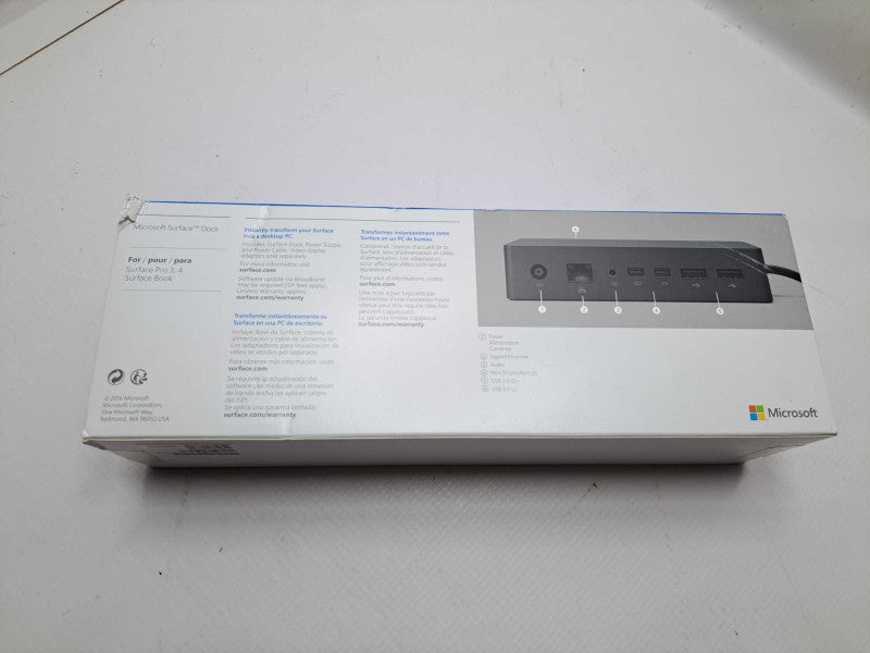 New Microsoft Model 1661 Surface Pro 3 / Pro 4 / Book Docking Station )