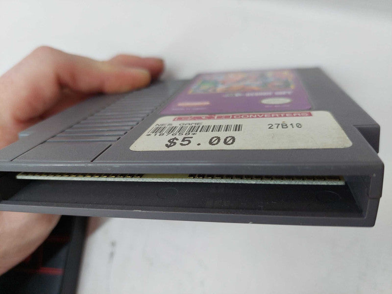 Nintendo Mendal Palace Nes Game Cartridge And Sleeve