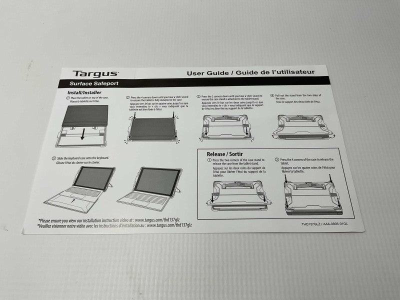 Targus Rugged Case for Microsoft New Surface Pro 6, Pro (2017) & Pro 4 Q-