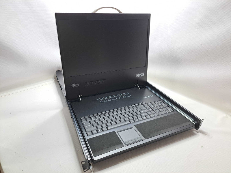 TRIPP LITE B040-008-19 19\\" LCD 8-Port Rack Console VGA KVM Switch Rackmount )